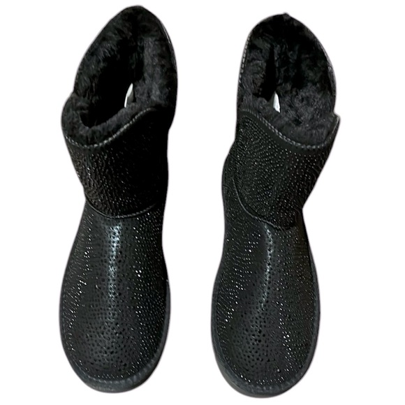 New INC International Concepts Black Bling Rhinestone Adrie Boot Shoe SI… - Picture 6 of 8